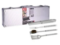 Merkloos BBQ 4-delige Gereedschapset In Koffer