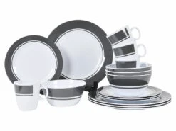 Bo-Camp Grijs 16-delig Serviesset