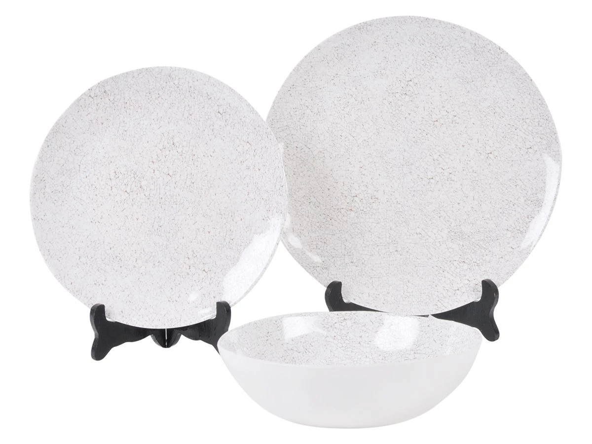 Kampa Natural Stone 12-delig Serviesset 4 Kampa Natural Stone 12-delig Serviesset - Afbeelding 2