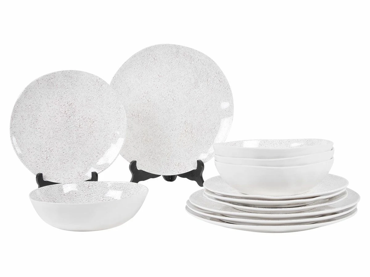 Kampa Natural Stone 12-delig Serviesset 3 Kampa Natural Stone 12-delig Serviesset