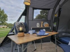 Bo-Camp Mix & Match Blauw 16-delig Serviesset -Buiten Kamperen obelink bamboo compact 80x60 roltafel ecommerce