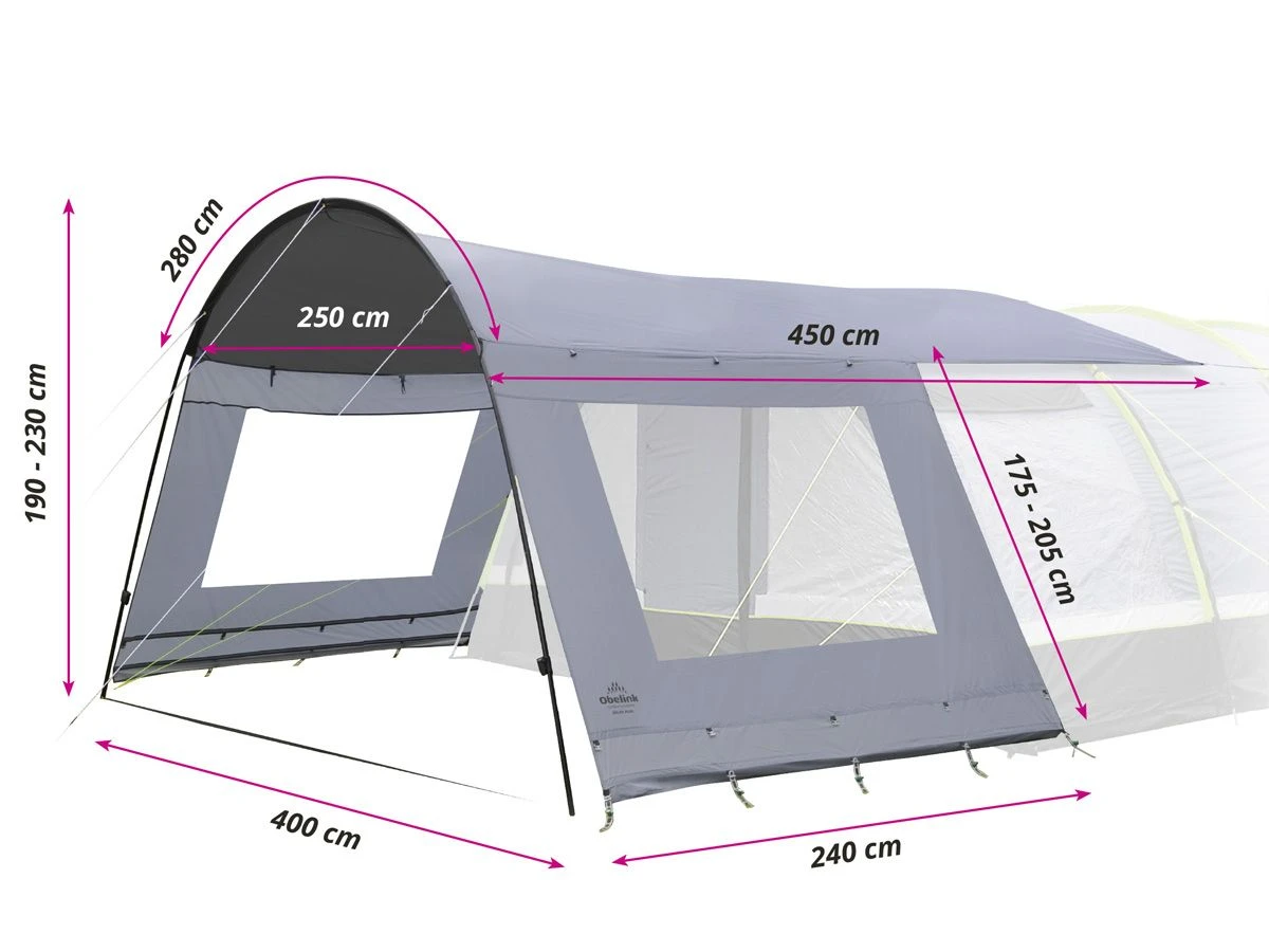 Obelink Soleil Plus Window CoolDark Tentluifel 6 Obelink Soleil Plus Window CoolDark Tentluifel - Afbeelding 4